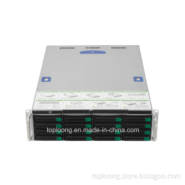 Top Quality 3u Hot Swap Rack Server Case R355-16 Ms Storage Server Case 4PCS Mini Sas Cable 16 Hot Swappable SATA&Sas Drive Bays